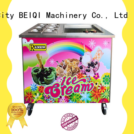 BEIQI different flavors Fried Ice Cream making Machine ODM For Restaurant
