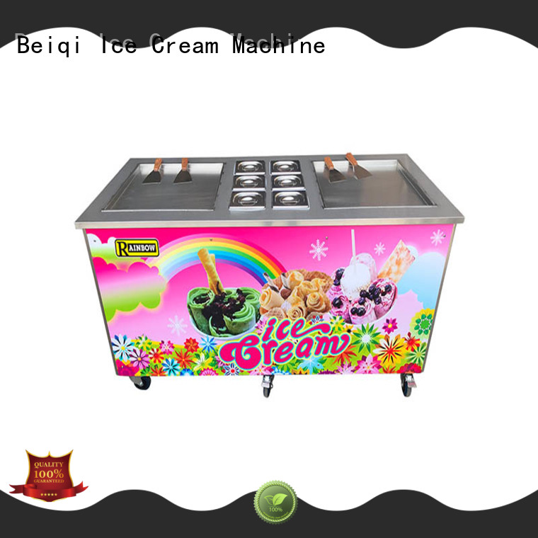 BEIQI different flavors Fried Ice Cream Machine customization Frozen food factory
