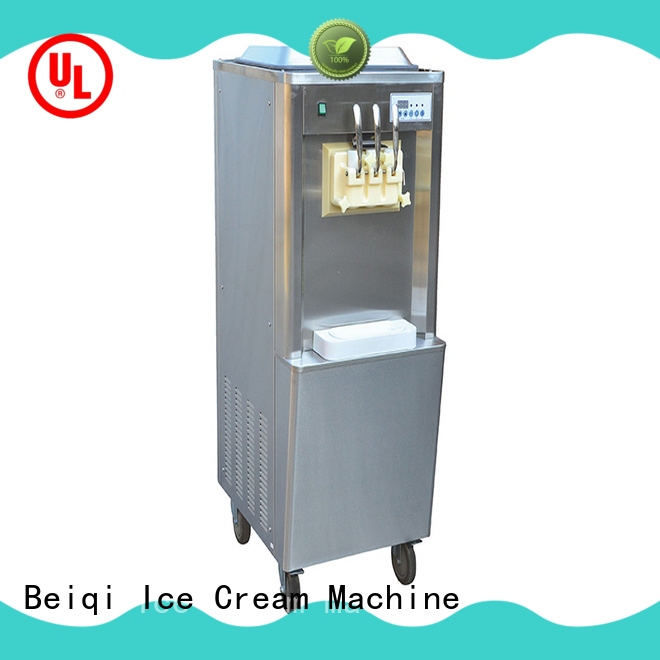 BEIQI Soft Ice Cream Machine for sale bulk production Snack food factory