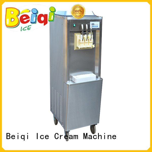 BEIQI silver commercial ice cream maker bulk production For Restaurant