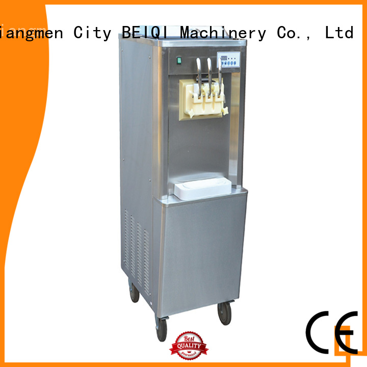 BEIQI portable Soft Ice Cream Machine for sale free sample Snack food factory