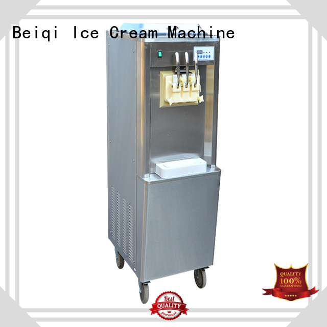 BEIQI silver soft ice cream maker machine for wholesale Frozen food factory