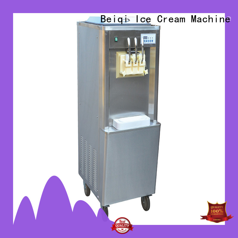 BEIQI silver Soft Ice Cream Machine supplier Frozen food factory