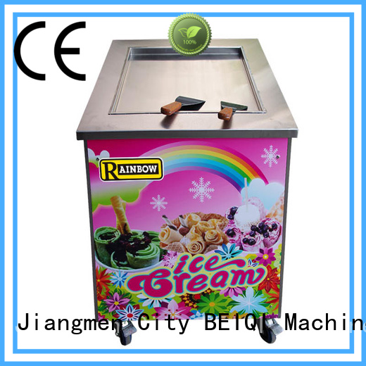 BEIQI funky Fried Ice Cream making Machine get quote Snack food factory