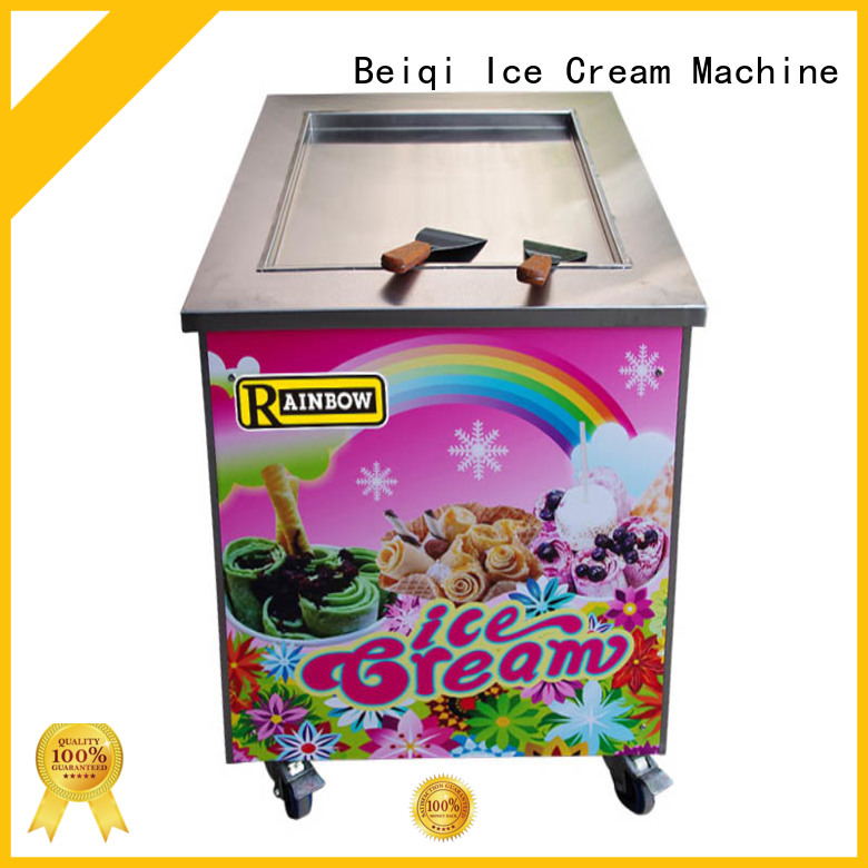 BEIQI Breathable Fried Ice Cream Machine OEM For commercial
