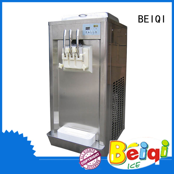 BEIQI latest commercial soft ice cream maker customization Snack food factory