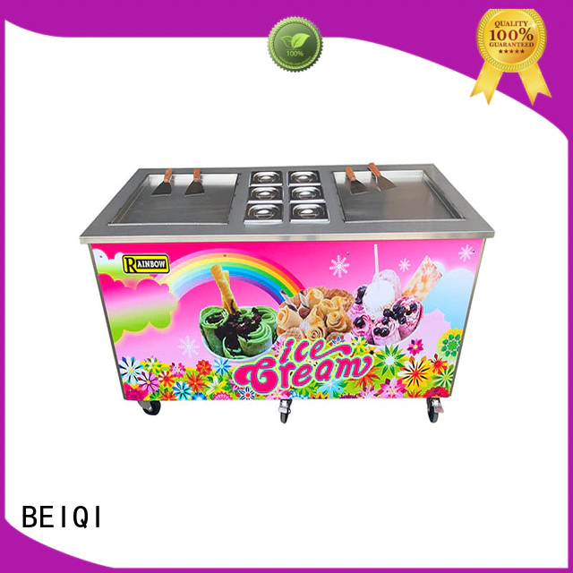 silver Fried Ice Cream Maker customization For commercial BEIQI