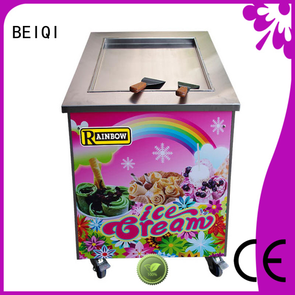 BEIQI portable Fried Ice Cream Machine customization Snack food factory
