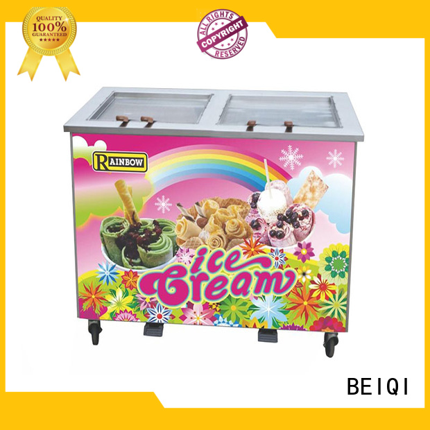BEIQI durable Fried Ice Cream Machine free sample For Restaurant