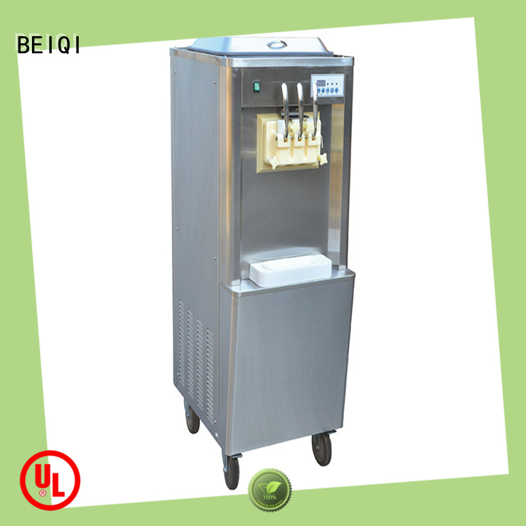 BEIQI silver soft serve ice cream machine for sale buy now Snack food factory