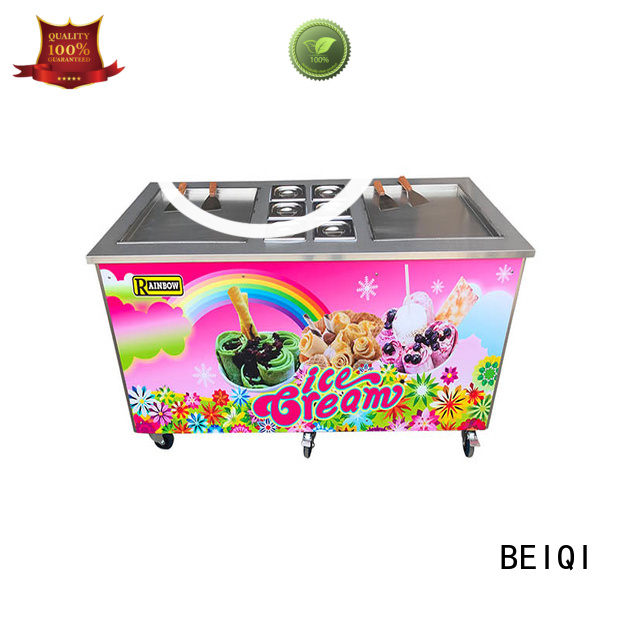 BEIQI silver Fried Ice Cream making Machine bulk production For commercial