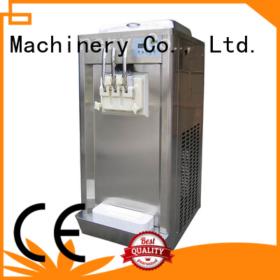 solid mesh commercial soft ice cream maker silver for wholesale Frozen food factory