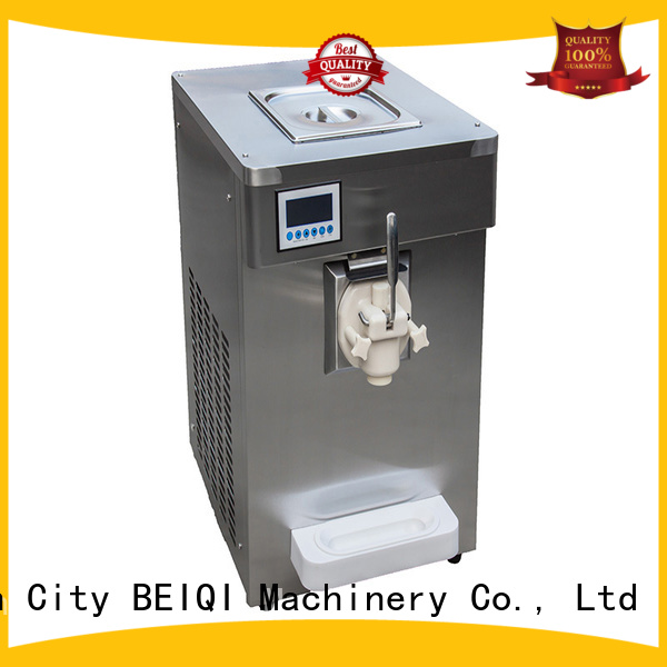 BEIQI silver soft serve ice cream machine for sale bulk production For commercial