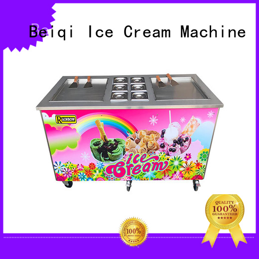 BEIQI silver Fried Ice Cream making Machine buy now Snack food factory