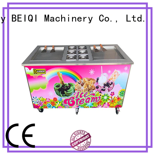 latest Fried Ice Cream Machine silver OEM For commercial