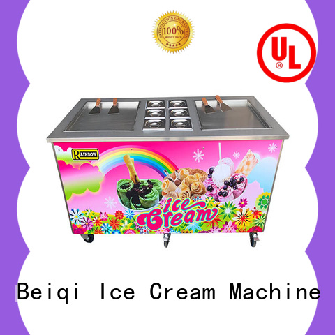 high-quality Fried Ice Cream Machine silver bulk production For dinning hall