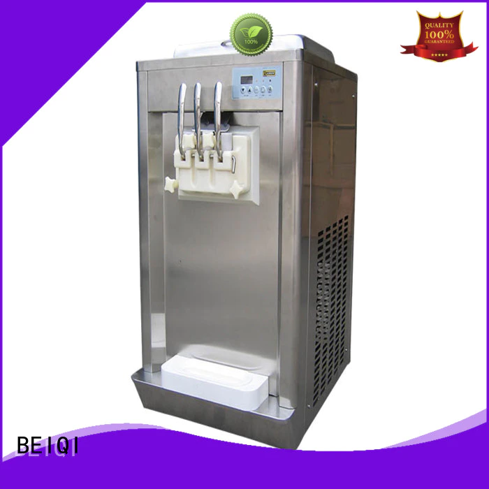 BEIQI portable Soft Ice Cream maker silver Frozen food factory