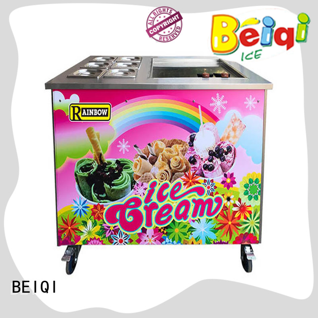 BEIQI different flavors Fried Ice Cream Maker bulk production For dinning hall