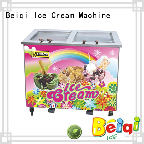 silver Fried Ice Cream Maker get quote Frozen food factory BEIQI