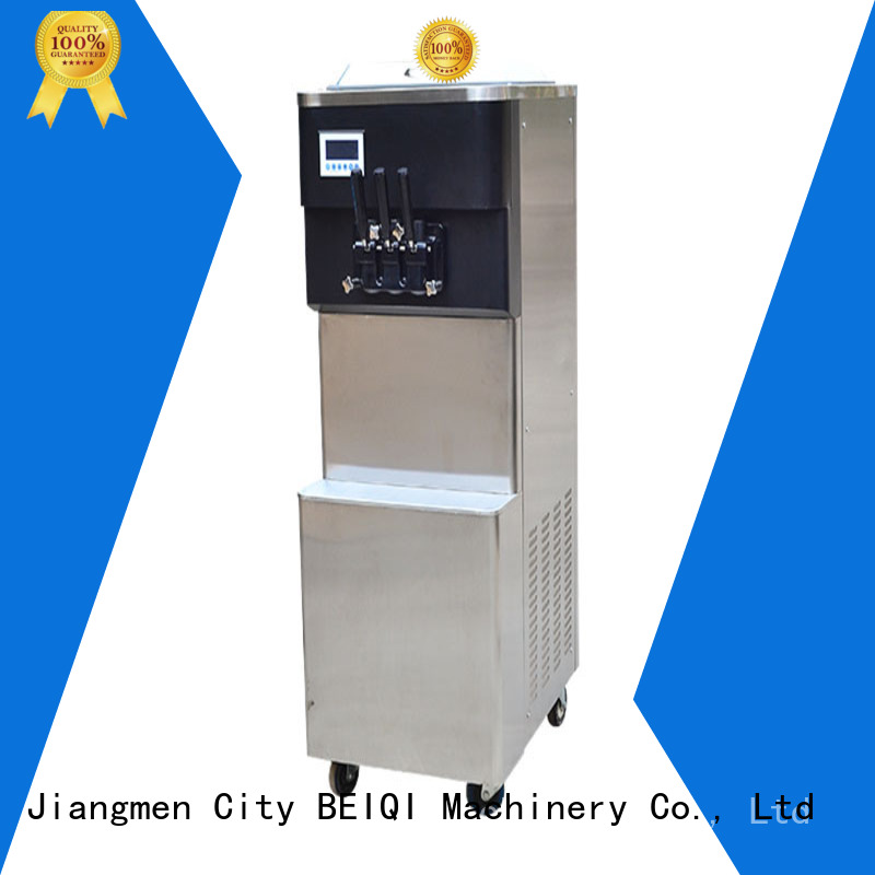BEIQI silver soft ice cream machine price buy now Snack food factory