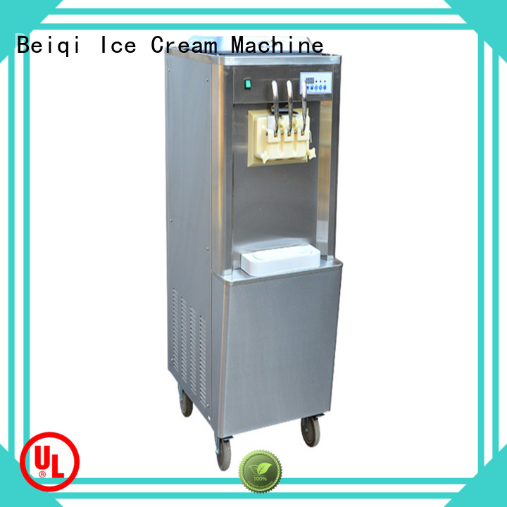 BEIQI portable commercial soft ice cream maker free sample Snack food factory