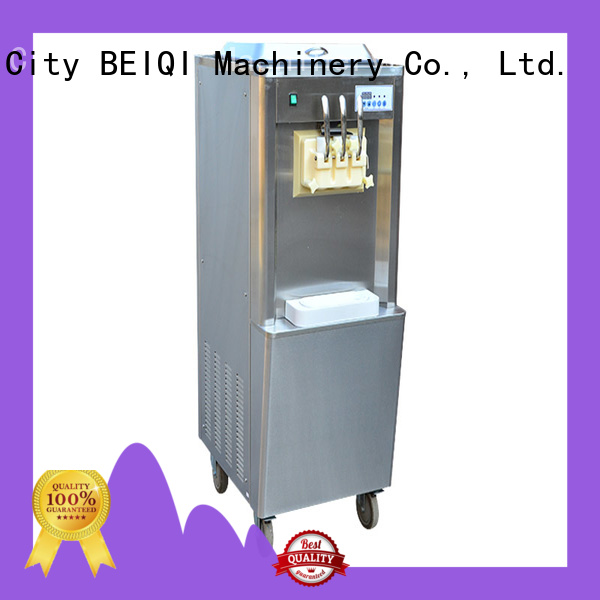 BEIQI silver soft serve ice cream machine for wholesale Snack food factory