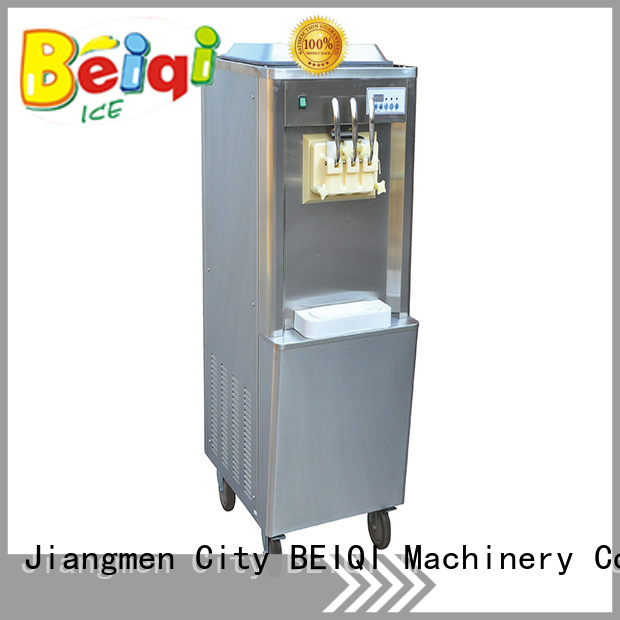 BEIQI silver commercial ice cream machine OEM Snack food factory