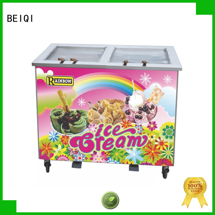 portable Fried Ice Cream Machine different flavors customization Frozen food factory